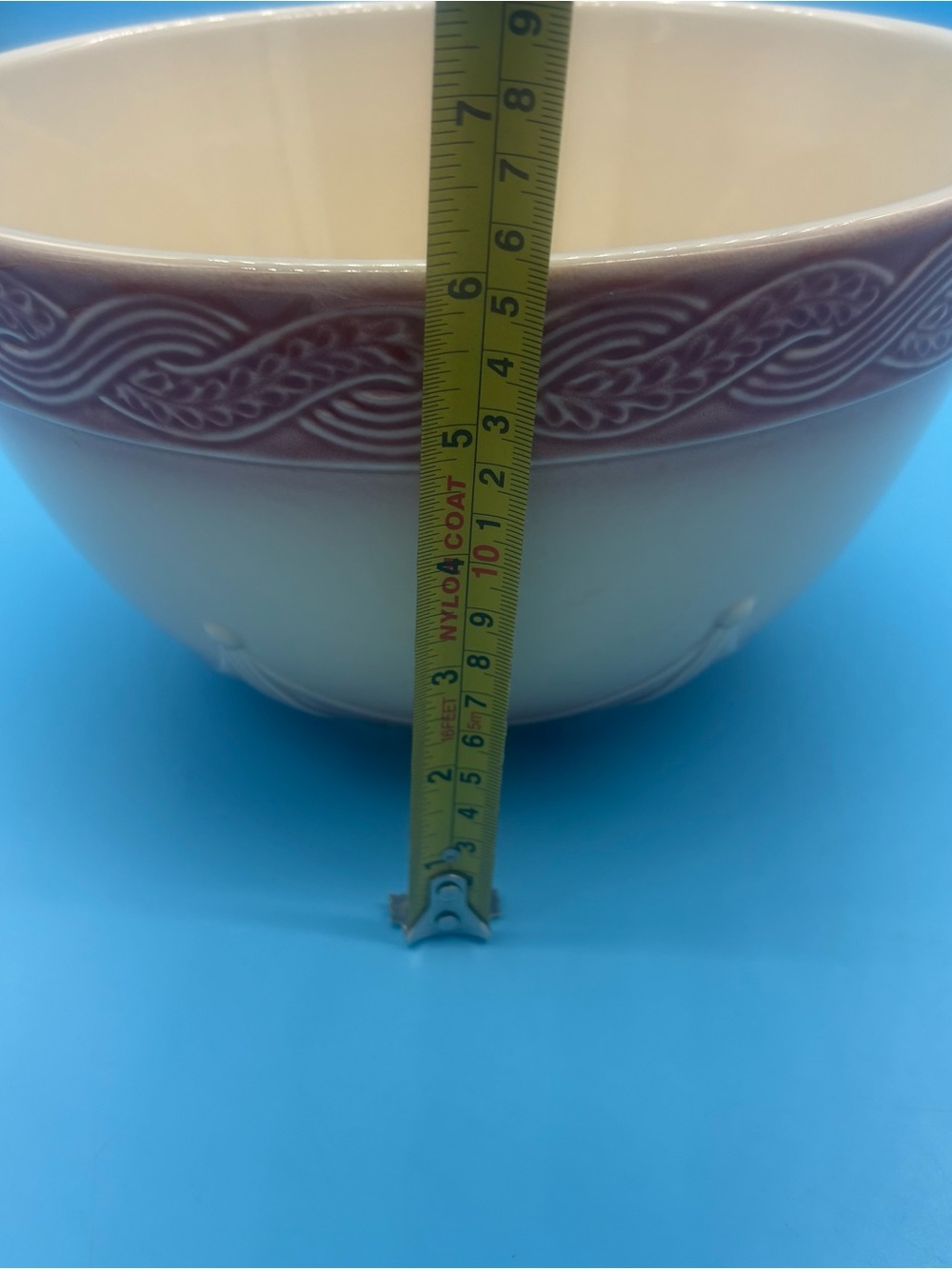 Longaberger American Craft Paprika 11 x  6 Mixing Bowl - Picture 8 of 13
